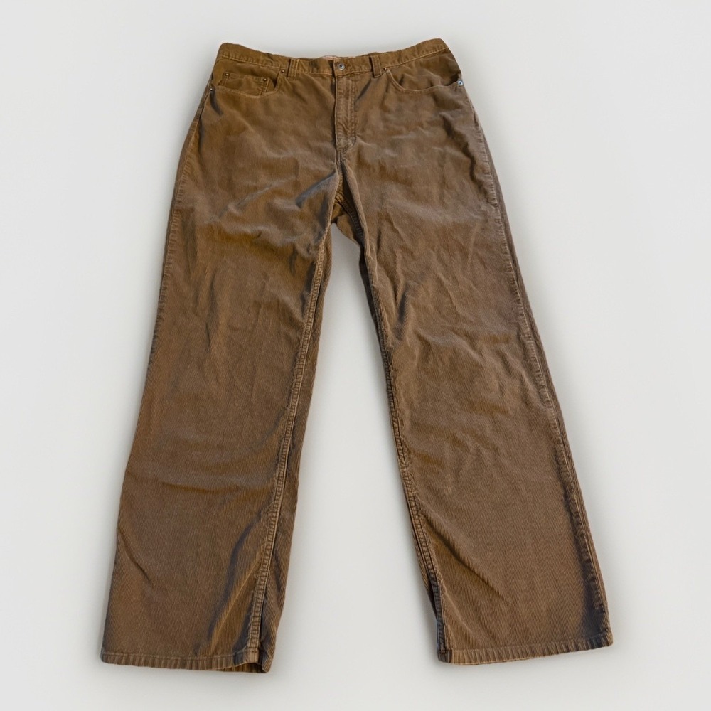 Boca Classics Corduroy Pants Mens 40x32 High Rise Straight‎ Leg Grunge